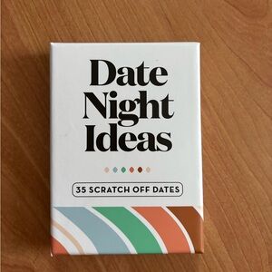 Date Night Ideas Scratch Off Cards